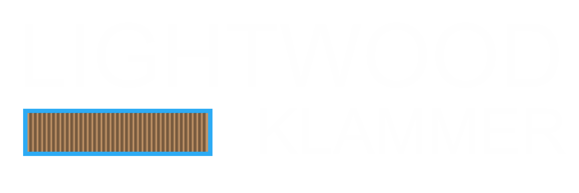 Lightwood by Klammer Logo weiss